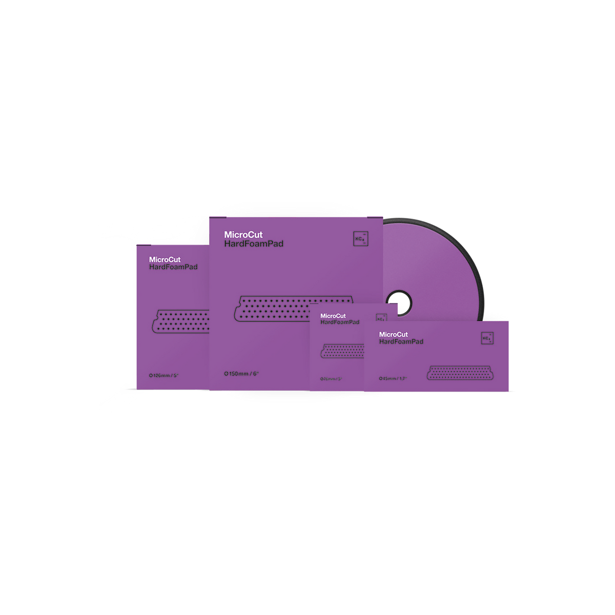 Micro Cut Hard Foam Pad "Violett" (Hard) Anti-Hologram Pad / Polishing Pad (2024)