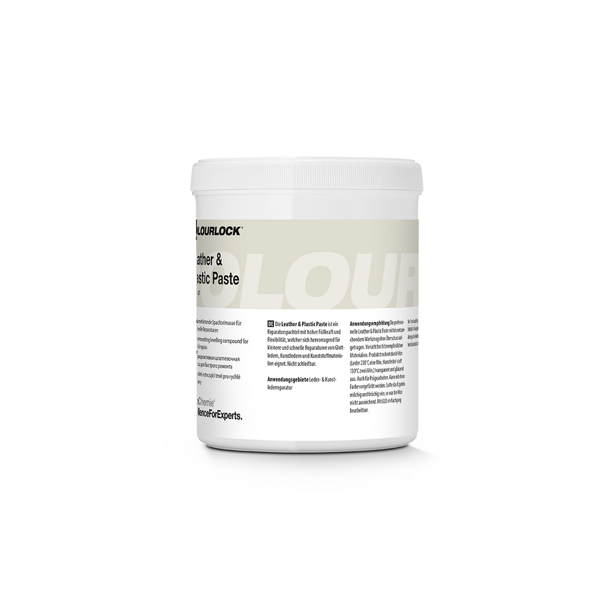 COLOURLOCK "Leather & Plastic Paste" Mastic Thermodurcissable pour Réparations Rapides