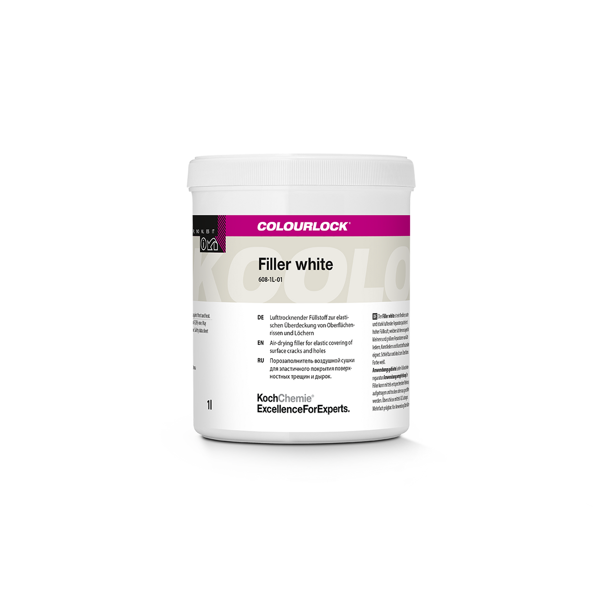 COLOURLOCK "Filler" (White) Air-Drying Filler for Elastic Covering of Surface Cracks and Holes