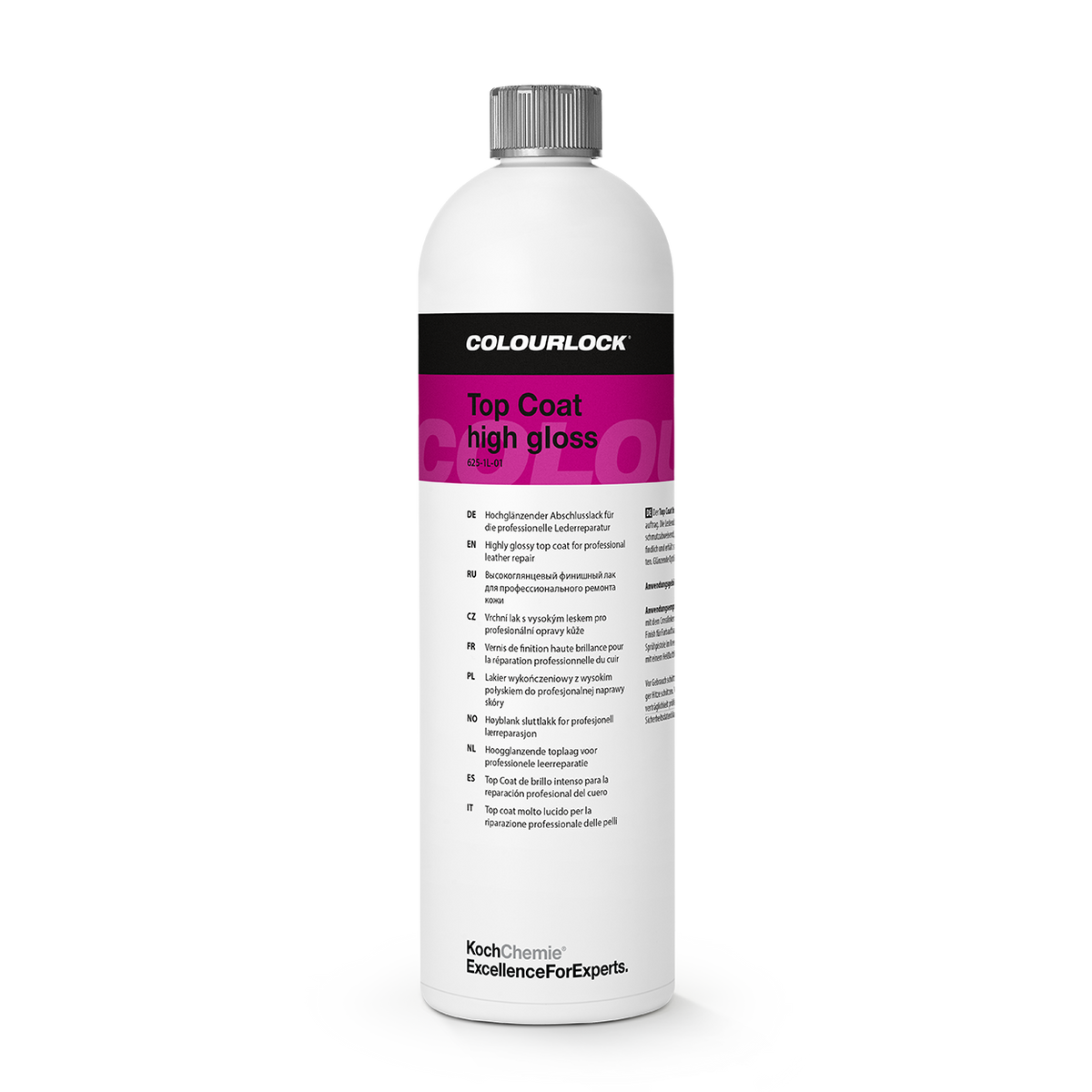 COLOURLOCK "Top Coat" (High Gloss) high-gloss finishing lacquer for professional leather repair
