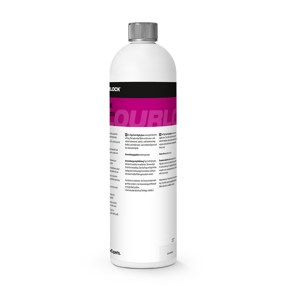 COLOURLOCK "Top Coat" (High Gloss) high-gloss finishing lacquer for professional leather repair