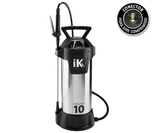 "iK INOX" 10 Pressure Sprayer with Compressed-Air Valve for Solvents (Stainless Steel)