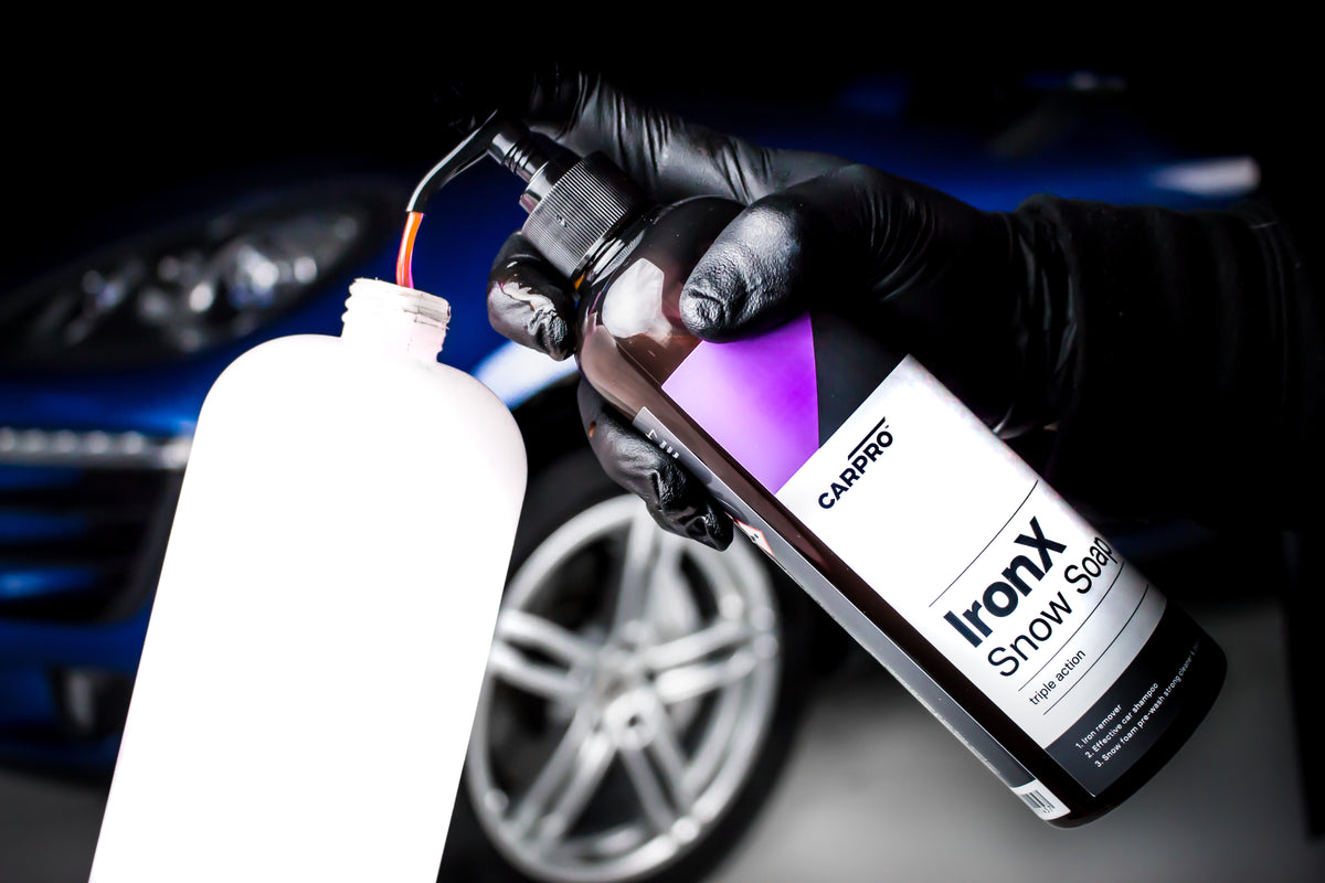 Shampoo auto "IronX SS" Snow Soap con dissolvente antiruggine
