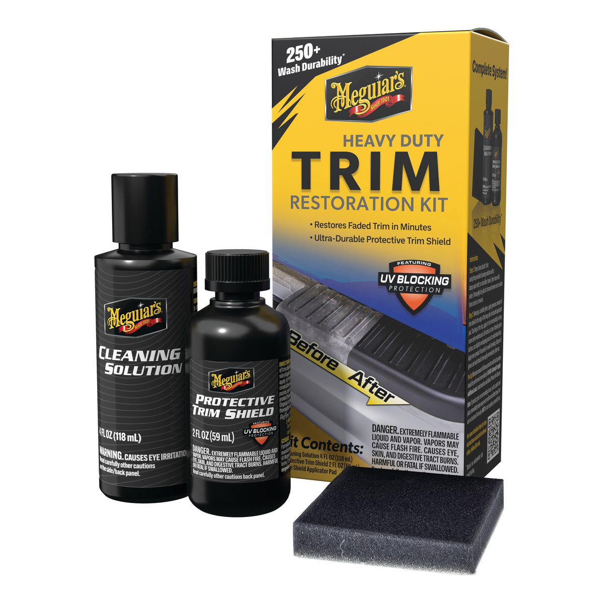 Meguiars HEAVY DUTY Trim Kit Kunststoffpflege-Set 1 Set