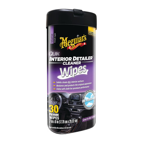 Meguiars QUIK Interior Detailer Cleaner Wipes Innenraumreiniger 1 Stück