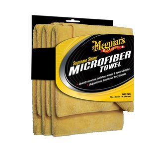 Meguiars SUPREME Shine Microfiber Towel Mikrofasertuch 2er Pack