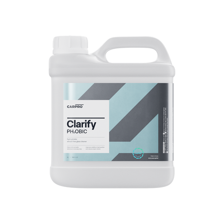 "Clarify" PH2OBIC Hydrophobic Glass Cleaner with Sealant