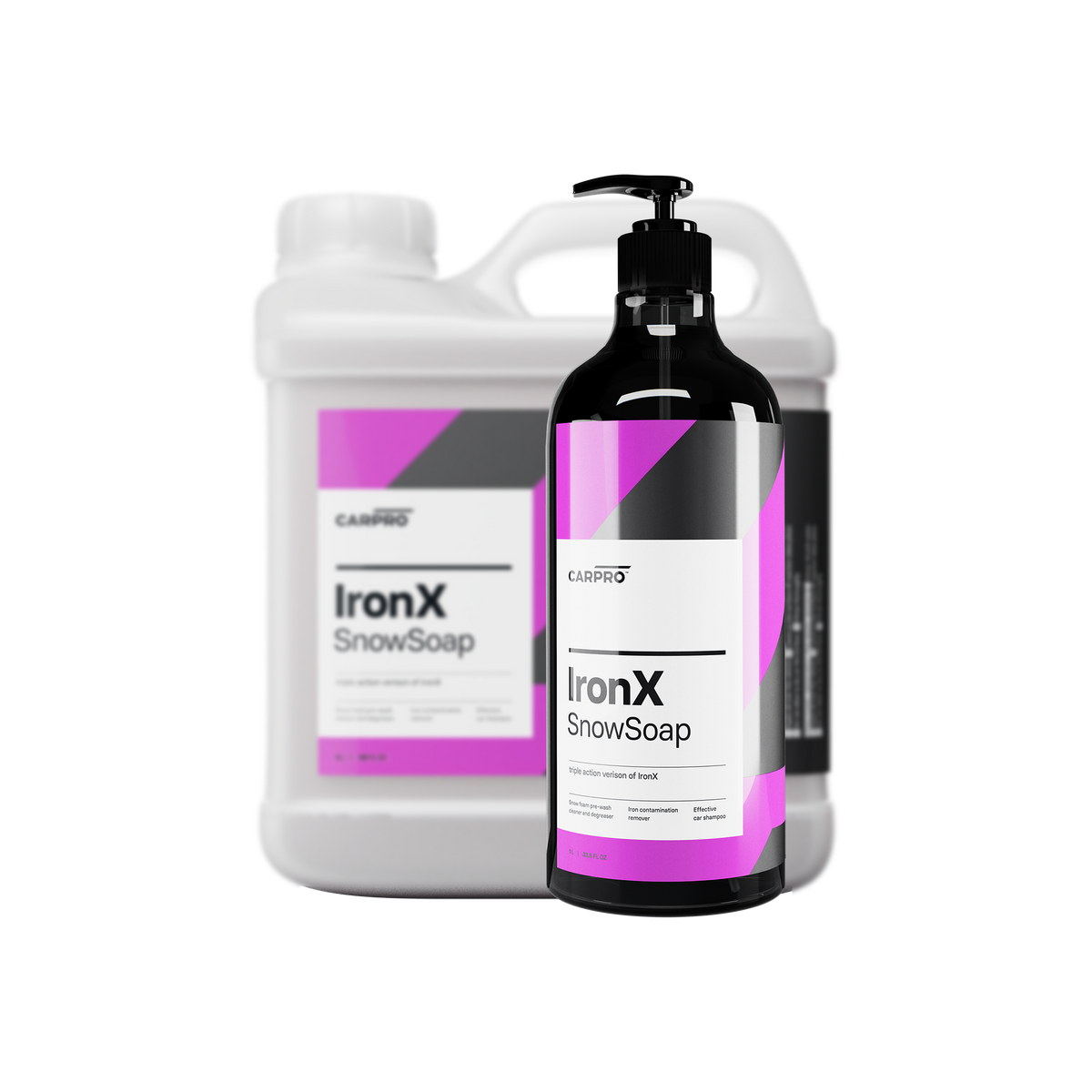 Shampoo auto "IronX SS" Snow Soap con dissolvente antiruggine