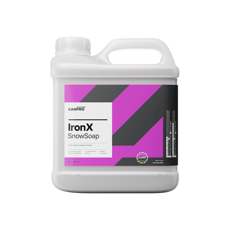 Shampoo auto "IronX SS" Snow Soap con dissolvente antiruggine