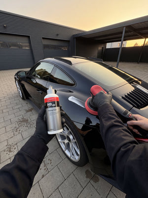 Detailing1 Anwendung Koch-Chemie Heavy Cut H9.02 Rotationspolierer Klarlack