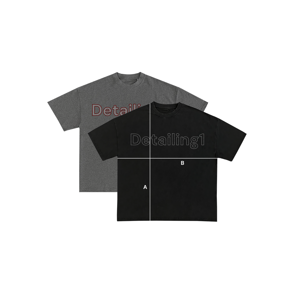 T-Shirt "Detailing1" Premium T-Shirt with embroidered logo (boxy fit)