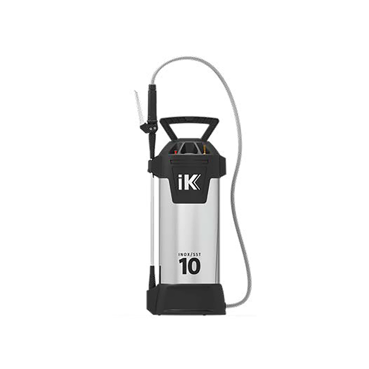 "iK INOX" 10 Pressure Sprayer with Compressed-Air Valve for Solvents (Stainless Steel)