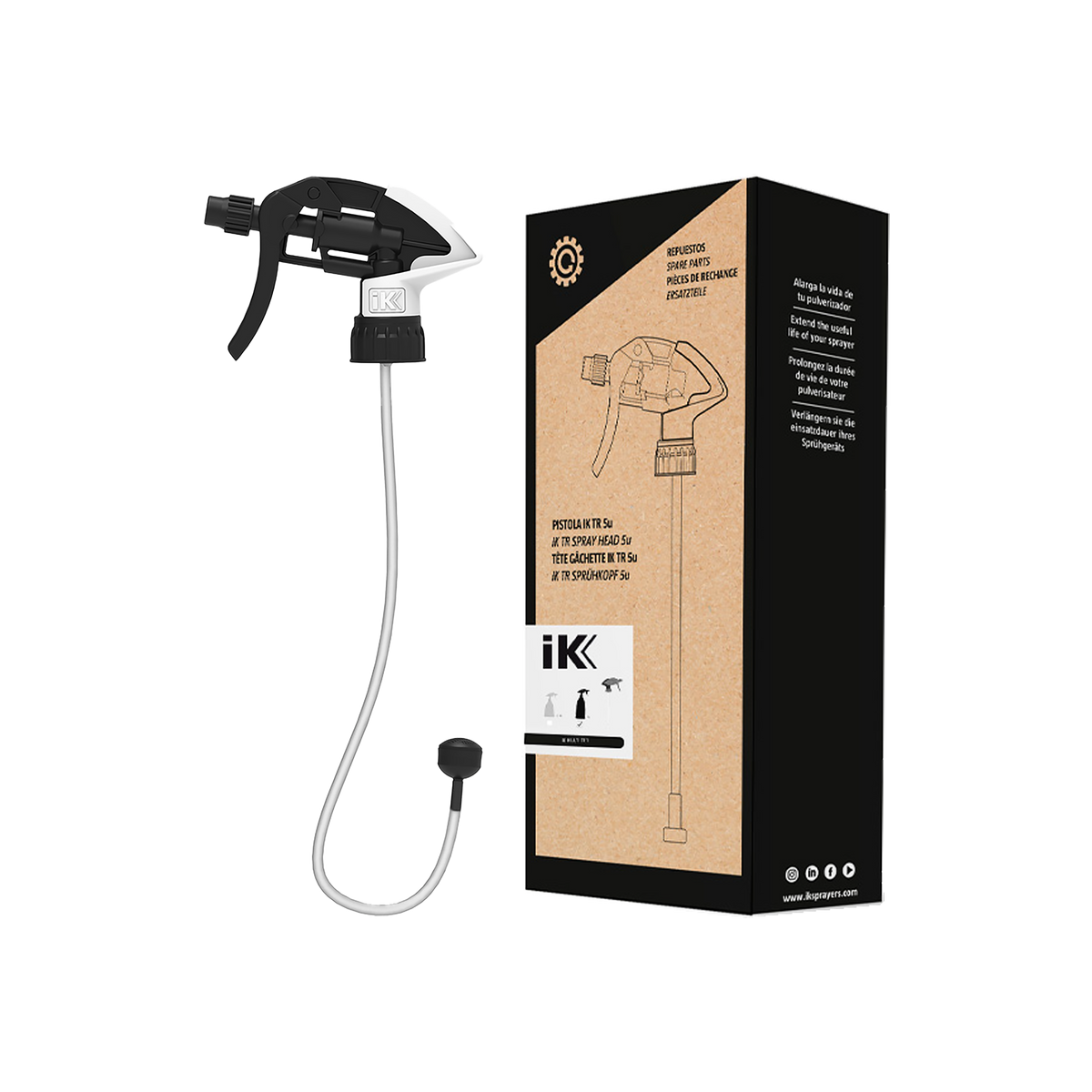 Spray Head "iK Trigger" Multi TR 1 360º (28/400) CHS-3AN by Canyon