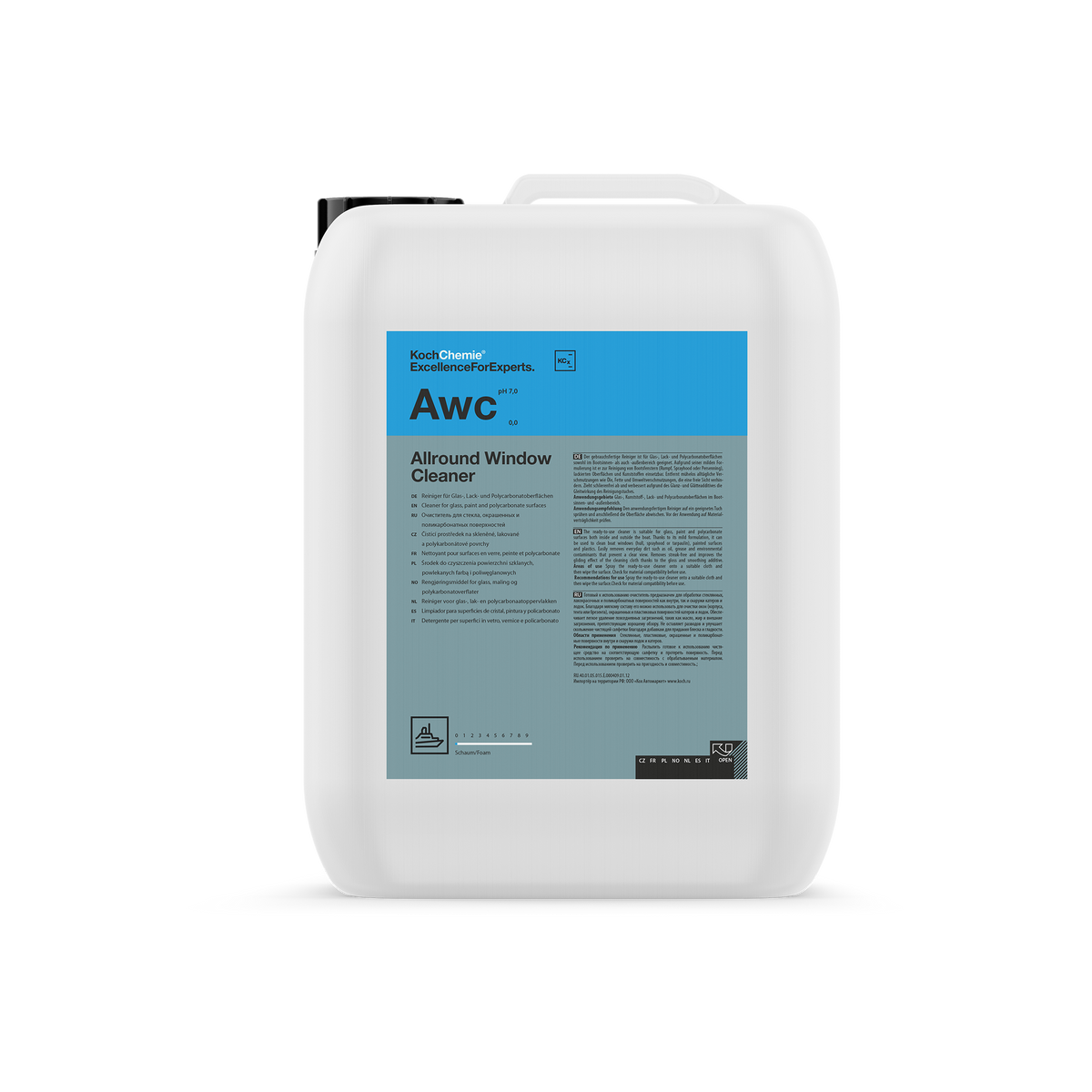 Allround Window Cleaner "Awc" Cleaner for Glass, Paint and Polycarbonate (Marine Line)