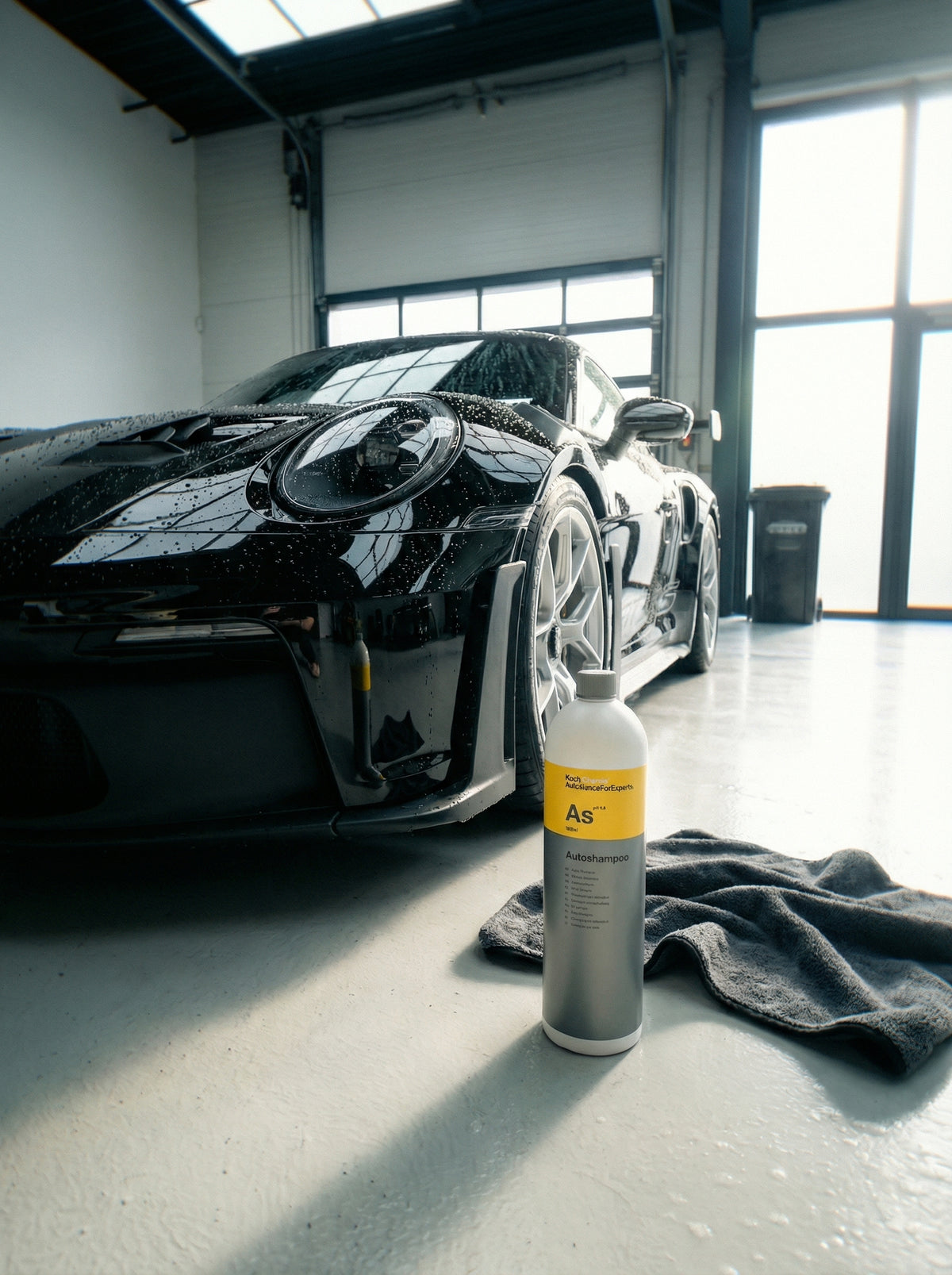 Koch-Chemie Autoshampoo As Ergebnis glänzender Lack Wasserperlen Porsche GT3 RS
