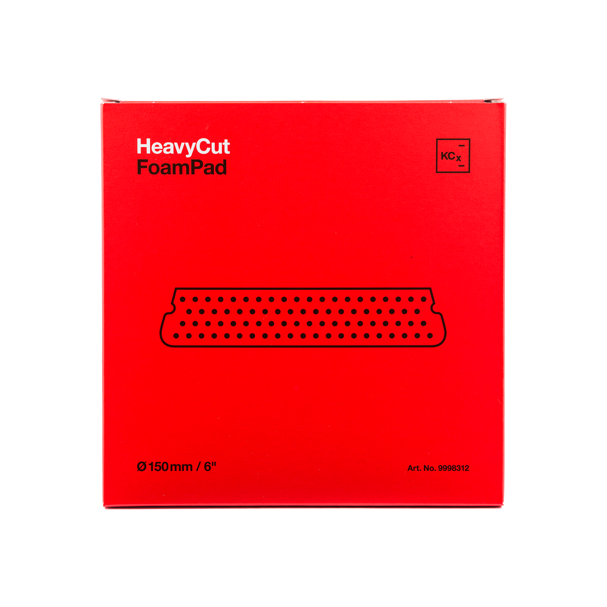 Heavy Cut Foam Pad "Rot" Abrasive Cutting Foam / Polishing Pad (2024)