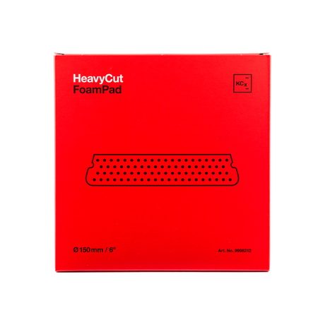 Heavy Cut Foam Pad "Rot" Abrasive Cutting Foam / Polishing Pad (2024)