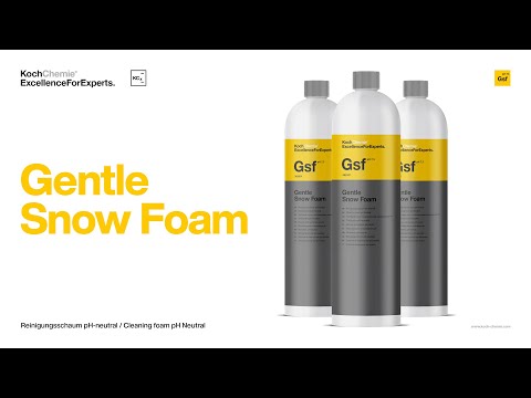 Gentle Snow Foam "Gsf" mousse de prélavage