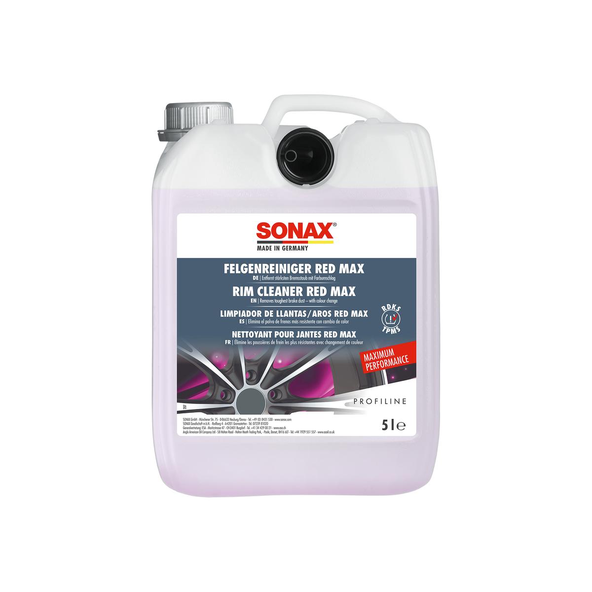 PROFILINE FelgenReiniger Red Max wheel cleaner