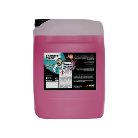 Detailing1 TUGA Chemie Shampoo-Teufel® Autoshampoo — Konzentrat im 20-Liter-Kanister