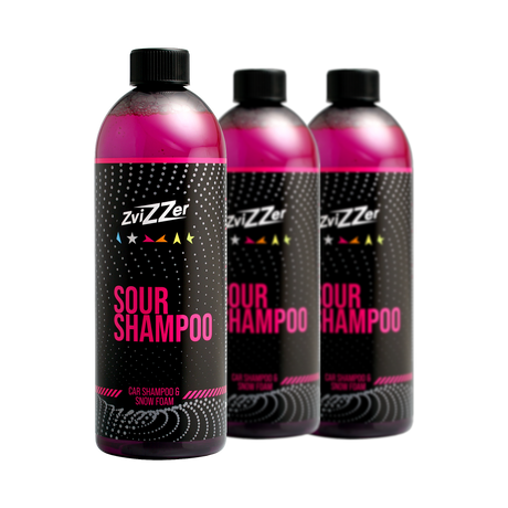 ZviZZer Sour Shampoo — Autoshampoo 1000 ml / 3er-Set